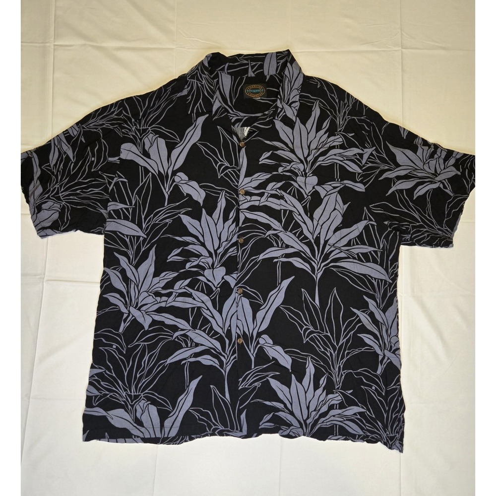 VTG Hawaiian Reserve Collection Shirt Mens 3-4XL Floral Hawaiian Aloha Button Up